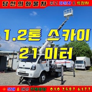 1.2톤스카이차 21미터 간판작업용 노바스210