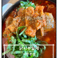 이천 테르메덴 인근 맛집 닭사부일체 묵은지등도리탕