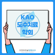 KAO도수치료 학회 - 인천터미널정형외과