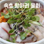 강원도 속초 중앙시장 맛집 속초항아리물회 웨이팅 포장 주차 섭국 물회