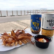 제주 성산 유명 맛집, 바다를 보면서 먹는 목화휴게소 한치구이(실은 오징어) 영업시간 등