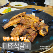 천안맛집 유량동 태조석갈비 김준현의 원픽 맛집