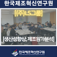 (주)LS그룹-생산성향상 및 제조원가분석