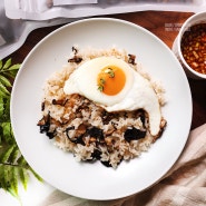 표고버섯 솥밥 만들기 세상 쉬운 표고버섯밥