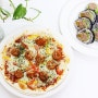 존쿡델리미트 한식소시지 로 김치소시지 피자 와 불고기소시지 김밥