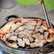 인천 캠핑식당 주안 캠핑스토리 D코스 고기 참치회 라면 도심 속 캠핑 즐기기