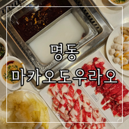 서울 을지로 명동마라탕 무한리필 훠궈 맛집 마카오도우라오
