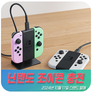 닌텐도 조이콘(Joy-Con) 충전 방법 및 공식 스탠드 출시예정