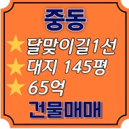 해운대 달맞이길 1선 영구 오션뷰 4층 통건물 매매 65억