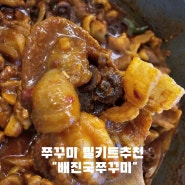 매콤하고 맛있는 쭈꾸미볶음밀키트 배진국쭈꾸미 역시나 믿고먹는맛:D