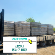 블럭(4인치, 6인치), 콘크리트벽돌 납품 (천안시 동남구 매장)