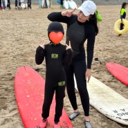 부산 송정 서핑 일일체험 서핑스타 초등학생 아이랑 서핑