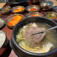 김해공항 국제선 식당 든든한 국물 맛집 효자곰탕