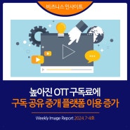2024년 7-4호 [비즈니스 인사이트] 높아진 OTT 구독료에 구독 공유 중개 플랫폼 이용 증가