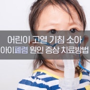 어린이고열 기침 소아 아이폐렴 원인 증상 치료방법