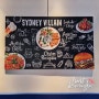 음식일러스트 초크아트 칠판 스타일 손그림 벽 인테리어 대형 그림 포스터 제작