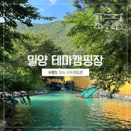 부산 근교 아이랑 가볼만한 수영장 있는 캠핑장 (당일 평상대여 가능)