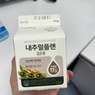 내추럴플랜 검은콩 : 고단백 저지방 검은콩 우유로 강추!