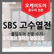 [SBS고수열전] 모든 종류의 폴딩도어 수리/시공 전문업체, 오케이도어