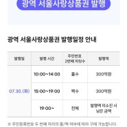 광역 서울사랑상품권 서울페이+ 앱에서만 구매가 가능하다는데