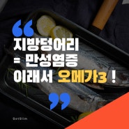 과자, 계란, 고기먹으며 만들어진 염증 덩어리 없애기! 이래서 다이어트할때 오메가3를 먹는구나