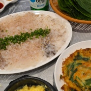 부산대역맛집 싱싱한 오징어회, 문어숙회를 맛볼수 있는 살아있네 문어