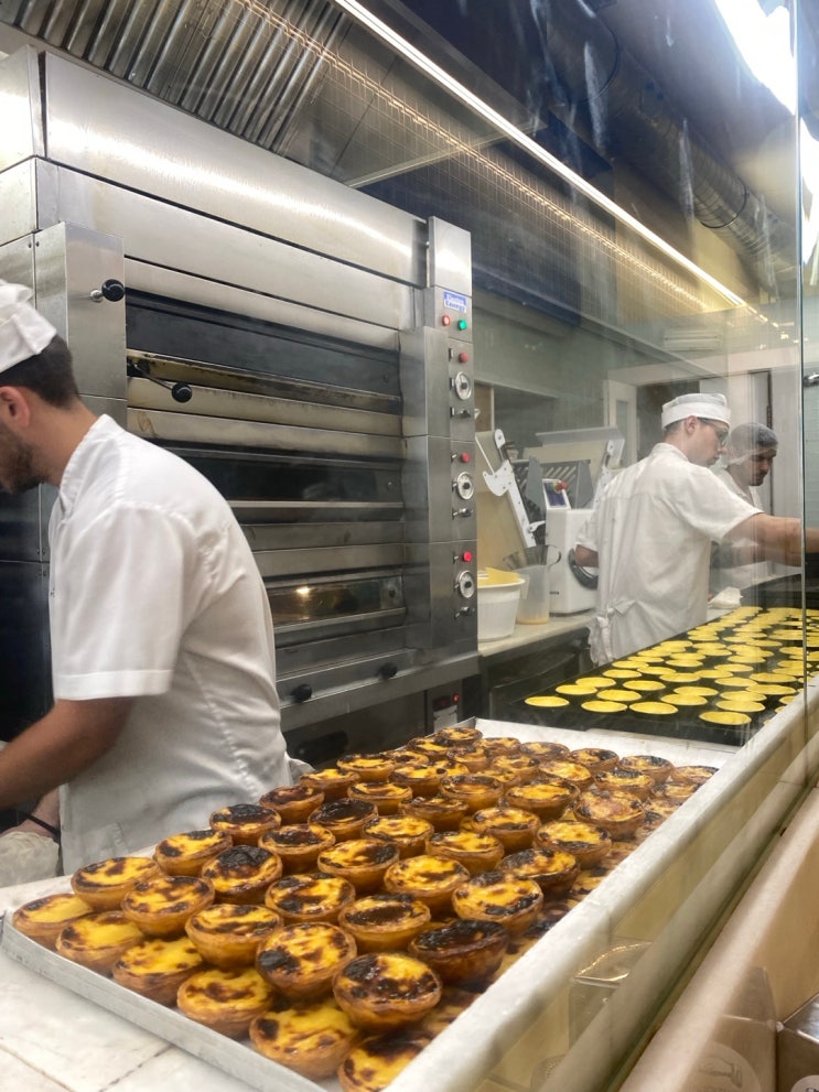 포르투갈 리스본 manteigaria 만테이가리아/pasteis de belem 비교후기 추천....