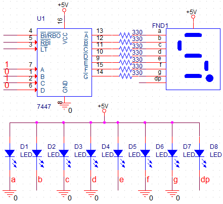 BCD 7 Segment Decoder : 네이버 블로그