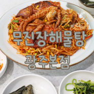 광주 하남 아구찜 맛집 우산동 맛집 추천 무진장해물탕 광주본점