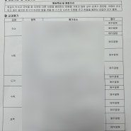 [1호] 4학년 1학기 생활통지표