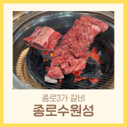 익선동 맛집 종로 고깃집 생갈비 양념갈비 왕갈비 육회 | 종로수원성