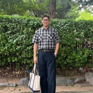 30대 남자 아메카지 여름 코디 카라쿠 체크무늬 반팔 셔츠 추천