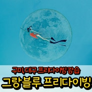 구미프리다이빙 아이와 함께 그랑블루 대구경북지점 김하빈 강사님에게 배웠어요