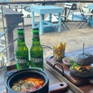 제주도 월정리 해수욕장 맛집 추천 브런치 카페 “월정리에서브런치 2호점” 🍔🍻