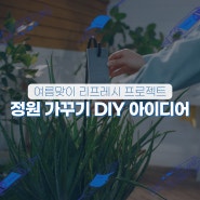 여름맞이 정원 가꾸기 DIY 아이디어