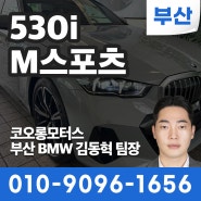 [즉시출고가능] 럭셔리와 스포티함의 완벽한 조화 BMW 530i M스포츠 / 부산공식딜러 김동혁 팀장