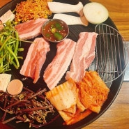 [서울 남구로역] 남구로 삼겹살 미나리 무한으로 주는 가성비 맛집! "구이누리"