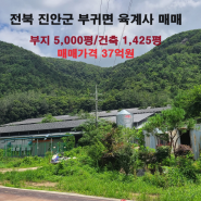 [244] 전북 진안군 부귀면 육계사 매매/37억원