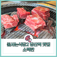 줄서는식당2 당산역 맛집 소백탄에서 저녁 소고기