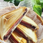 햄치즈토스트 샌드위치 만들기 레시피 샌드위치메이커로 간단한 간식 추천
