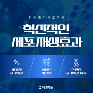 창원줄기세포 주사 혁신적인 세포 재생효과