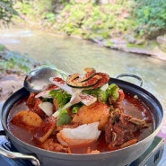 남양주 오남 팔현리 계곡식당 솔뫼가든, 맛있고 시원하고 완벽하잖아?!