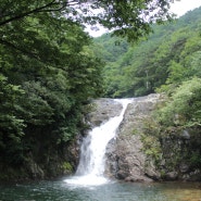 함양 물놀이 용추계곡과 용추폭포