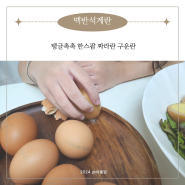 맥반석계란 한스팜 짜라란 구운란 탱글촉촉 아이간식