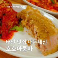 태안 만리포해수욕장 맛집 호호아줌마 내돈내산 추천! (태안 모항항 맛집)