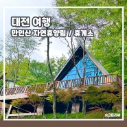 대전 아이와 가볼만한곳 만인산 자연휴양림 숲속의 세모집과 휴게소 숲놀이터