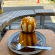 [일본, 오사카/ 탱글탱글한 귀여운 푸딩] 아이스크림이 올라간 푸딩이 유명한, OSA Coffee