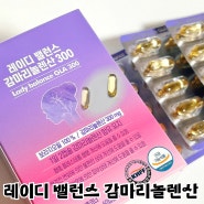 여성건강기능식품 오메가6추천 레이디밸런스 감마리놀렌산300 후기