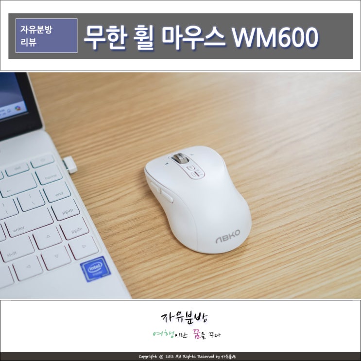저소음 무선마우스 앱코 WM600 무한 휠 블루투스 지원 : 네이버 블로그