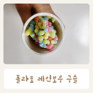 구슬 폴라포 레인보우 칼로리 영양정보 원재료명 맛